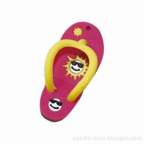 Slipper-shaped USB Flash Drive with 16GB Storage Capacity, Supports Password Protection and Bootable